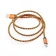 Navidad línea de datos USB3.1 música de cuerda como Tipo-c cable trenzado 1 metro-naranja ER - Envío Gratuito