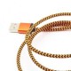 Navidad línea de datos USB3.1 música de cuerda como Tipo-c cable trenzado 1 metro-naranja ER - Envío Gratuito