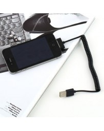 USB al adaptador 30 - pin conector para Base Dock a USB cable para iPhone 4 4G - Negro - Envío Gratuito