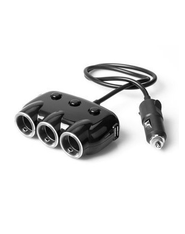 Arrastrado cargador de tres coches (OFS-043)-Negro - Envío Gratuito