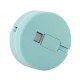 cable de carga retractable creativa línea telefónica de tipo C-Verde - Envío Gratuito