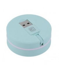 cable de carga retráctil Andrews líneas de datos Macaron-Verde - Envío Gratuito