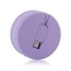 cable de carga retráctil Andrews líneas de datos Macaron-Púrpura - Envío Gratuito