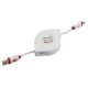 Tipo-c cable de datos USB retráctil de cable la carga de fideos tramo extendido-Rojo - Envío Gratuito