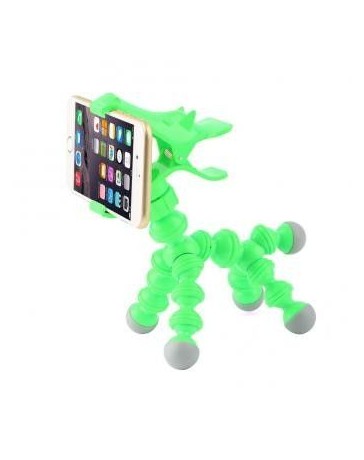 Sujetador Flexible Universal de Caballito para celular-Verde - Envío Gratuito