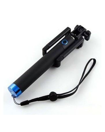 Mini lujo selfie palillo Monopod para Smartphone-negro Azul - Envío Gratuito