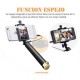 Palo Selfie Stick Monopod con Espejo - Multicolor - Envío Gratuito