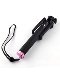 Mini lujo selfie palillo Monopod para Smartphone-negro Rosado - Envío Gratuito