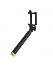 Retráctil inalámbrica selfie Monopod para teléfonos inteligentes - oro + Negro - Envío Gratuito