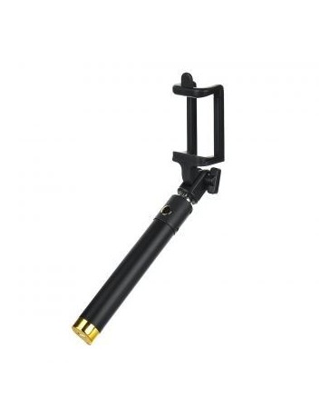 Retráctil inalámbrica selfie Monopod para teléfonos inteligentes - oro + Negro - Envío Gratuito