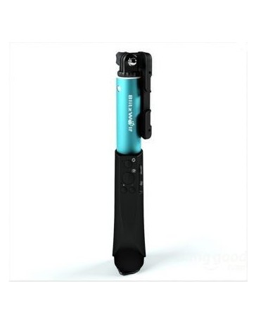 BlitzWolf Mini Bluetooth Aluminio selfie palillo Monopod Azul - Envío Gratuito