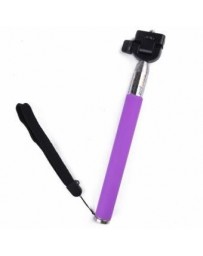 Monopod Extendable Hand Held Camera DV Camcorder Video Holder Self Photo Travel-Morado - Envío Gratuito