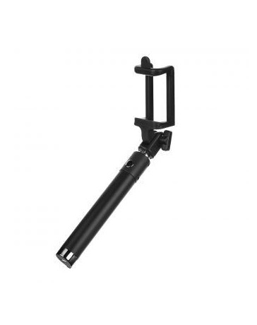 Wireless retráctil selfie palillo Monopod para Smartphones - Negro - Envío Gratuito