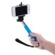 Selfie palillo de mano Monopod obturador incorporado + titular de montaje para Smartphone-Azul - Envío Gratuito