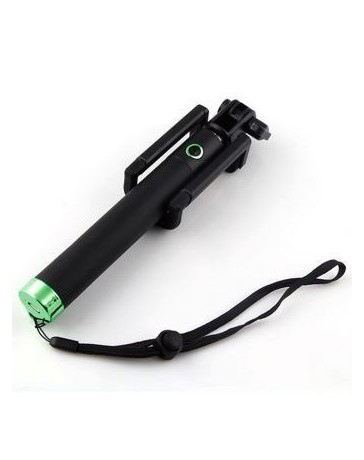 Mini lujo selfie palillo Monopod para Smartphone-negro Verde - Envío Gratuito