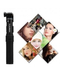 Floureon Fodlable Bluetooth Extendable Self Selfie Handheld Stick Negro - Envío Gratuito