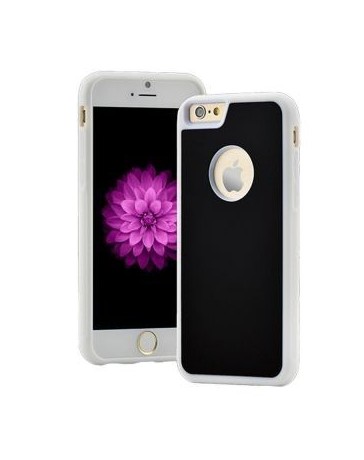 Cubierta de la caja selfie suave de silicona pegajoso mágico anti-gravedad para Apple Iphone Plus 6 S Plus 5.5 Blanco - Envío Gr