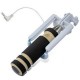 Mini plegable selfie stick de mano auto monopod para xiaomi iphone 6 plus 5 5s 4s huawei samsung andriod-Negro - Envío Gratuito