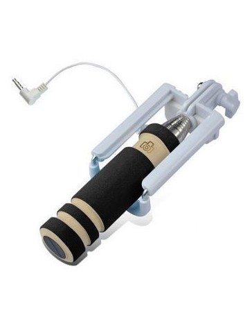 Mini plegable selfie stick de mano auto monopod para xiaomi iphone 6 plus 5 5s 4s huawei samsung andriod-Negro - Envío Gratuito