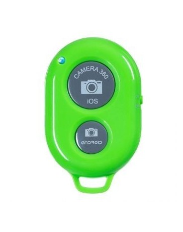 Obturador de la cámara del control remoto de Bluetooth para el iphone ios de Samsung androide - verde - Envío Gratuito