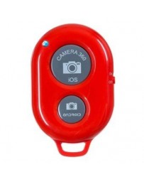 Obturador de la cámara del control remoto de Bluetooth para el iphone Samsung ios androide - rojo - Envío Gratuito