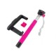 Extensible Telescópico Palo Selfie Stick con Cable para Android iPhone Samsung-Rose - Envío Gratuito