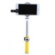 NOOSY BR11 Selfie palillo Extendable Handheld Bluetooth 3.0 Wireless Stick Tripod Amarillo. - Envío Gratuito