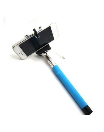 Monopod Brazo Selfie Stick Cable Take Pole - Azul - Envío Gratuito