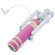 Mini plegable selfie stick de mano auto monopod para xiaomi iphone 6 plus 5 5s 4s huawei samsung andriod-Rose - Envío Gratuito