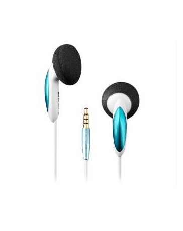 Awei ES12i en la oreja los auriculares con micrófono 1.2m Cable Azul. - Envío Gratuito
