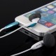 Awei ES12i en la oreja los auriculares con micrófono 1.2m Cable Azul. - Envío Gratuito