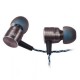 Audífonos Plextone X41M 3.5mm Plug In-Ear Headphone Azul Gris - Envío Gratuito