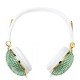 Audífonos Over-Ear Headphones Artificial Crystal Rhinestone Bling Verde. - Envío Gratuito