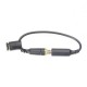 Jack cubierta auriculares estéreo para auriculares Adaptador de cable para el iPhone 5 - Envío Gratuito