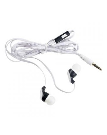 fideos auriculares en la oreja los auriculares con cable TPE y Silicone Earcap (blanco, de 1,2 m) - Envío Gratuito