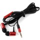 ES100M Super Bass auriculares en la oreja con 1,2 m de cable para PC Tablet Smartphone (rojo) - Envío Gratuito