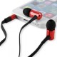 ES100M Super Bass auriculares en la oreja con 1,2 m de cable para PC Tablet Smartphone (rojo) - Envío Gratuito