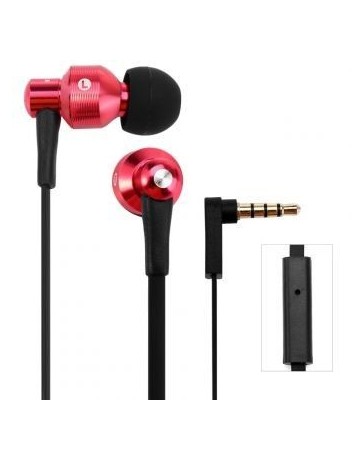 Super Bass auriculares en la oreja con 1,2 m de cable de micrófono para PC de la tableta Smartphone - Envío Gratuito