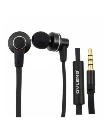 OV-640 en la oreja Estilo Deek Bajo ruido auriculares con aislamiento Negro - Envío Gratuito