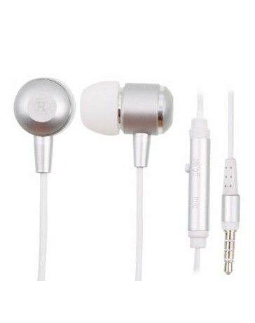 OV-650 en la oreja Estilo Deek Bass aislamiento de ruido auriculares Plata - Envío Gratuito
