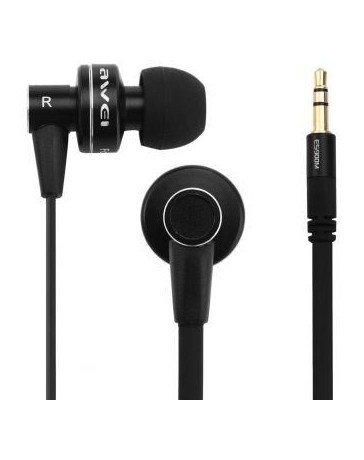 Awei ES900M Super Bass auriculares en la oreja con 1,2 m de cable para PC Tablet Smartphone (Negro) - Envío Gratuito