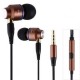 JBMMJ SUR S530 conector de 3,5 mm en la oreja los auriculares estéreo con micrófono dinámico (Café) - Envío Gratuito