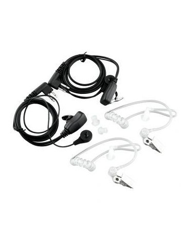 Duola Aire acústico encubierta tubo auricular Auricular PTT para Radio Motorola 2 PIN - Envío Gratuito