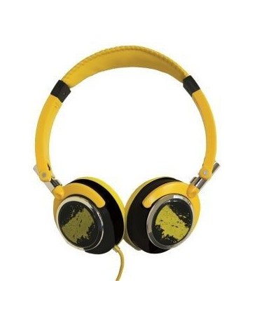 Audifonos Diadema Tipo Dj Nakazaki Amarillos - Envío Gratuito