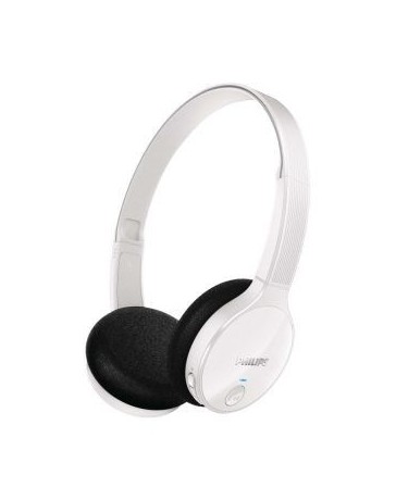 Audifonos Inalámbricos Philips SHB4000 Bluetooth Micrófono Neodimio de 32mm-Blanco - Envío Gratuito