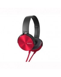 Audifonos Sony MDR-XB450APR -Rojo - Envío Gratuito