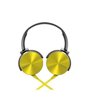 Audifonos Sony MDR-XB450APY -Amarillo - Envío Gratuito