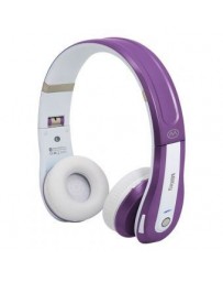 Audífonos MiiKey Rhythm Pro Bluetooth 4.0-Blanco y Purpura - Envío Gratuito