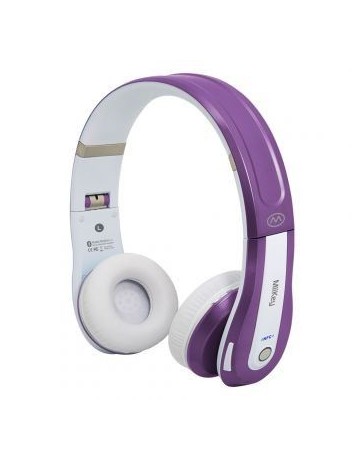 Audífonos MiiKey Rhythm Pro Bluetooth 4.0-Blanco y Purpura - Envío Gratuito