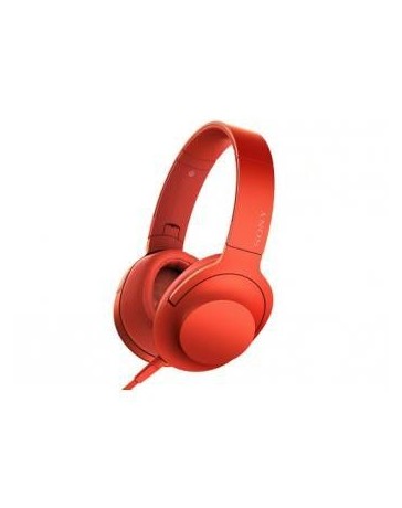 Sony Audifonos Con Diadema Hi-Res Audio Pleglables Microfono Rojo - Envío Gratuito